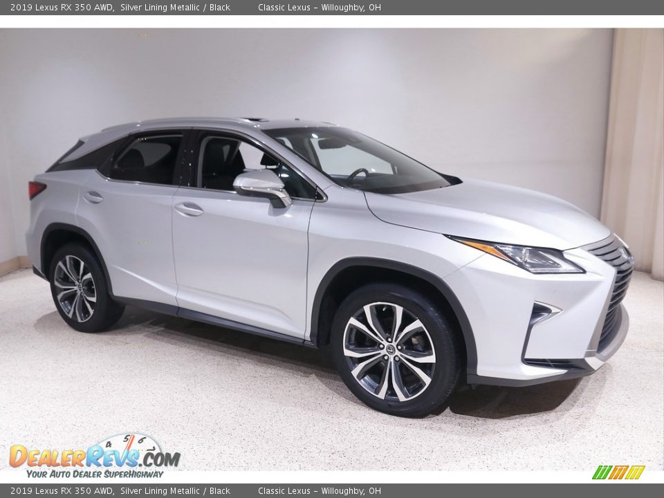 2019 Lexus RX 350 AWD Silver Lining Metallic / Black Photo #1