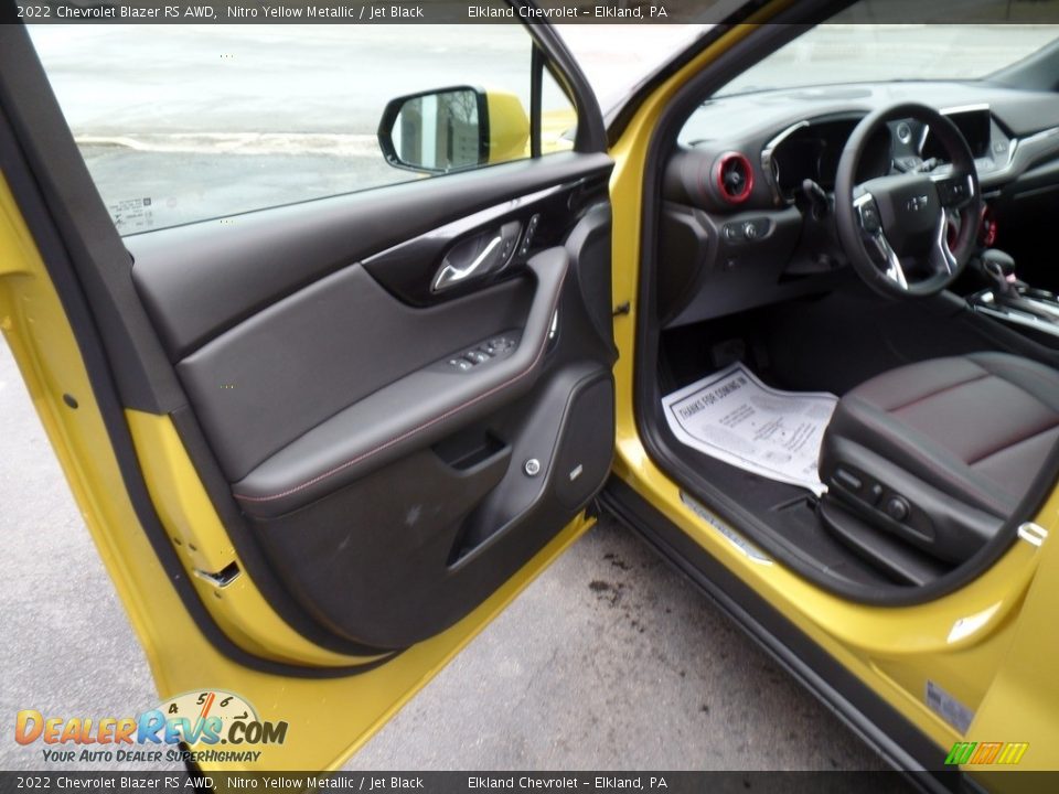 2022 Chevrolet Blazer RS AWD Nitro Yellow Metallic / Jet Black Photo #17