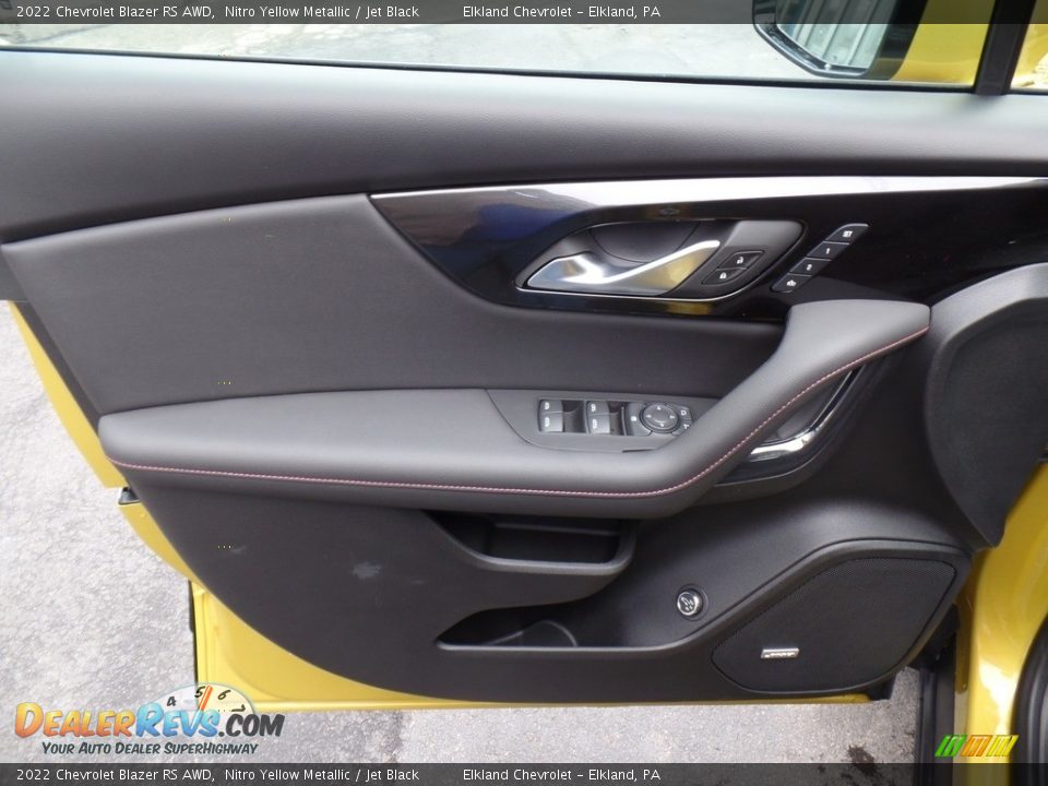 2022 Chevrolet Blazer RS AWD Nitro Yellow Metallic / Jet Black Photo #18