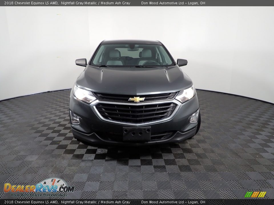 2018 Chevrolet Equinox LS AWD Nightfall Gray Metallic / Medium Ash Gray Photo #4