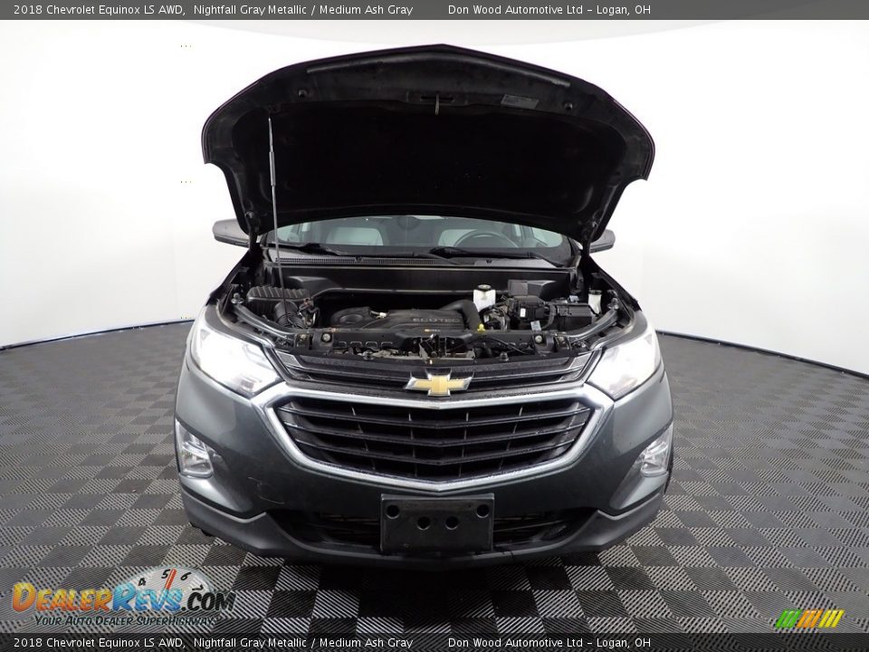 2018 Chevrolet Equinox LS AWD Nightfall Gray Metallic / Medium Ash Gray Photo #5