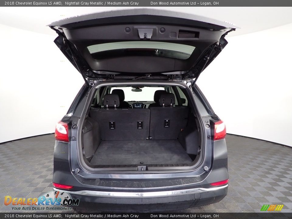2018 Chevrolet Equinox LS AWD Nightfall Gray Metallic / Medium Ash Gray Photo #11