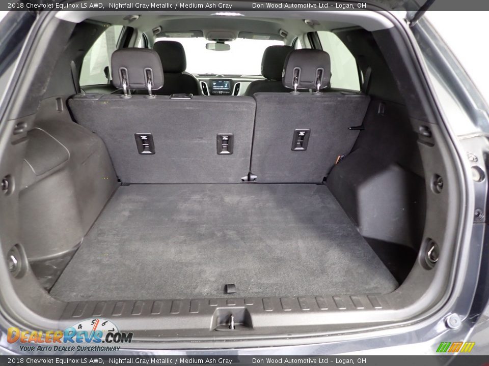 2018 Chevrolet Equinox LS AWD Nightfall Gray Metallic / Medium Ash Gray Photo #12