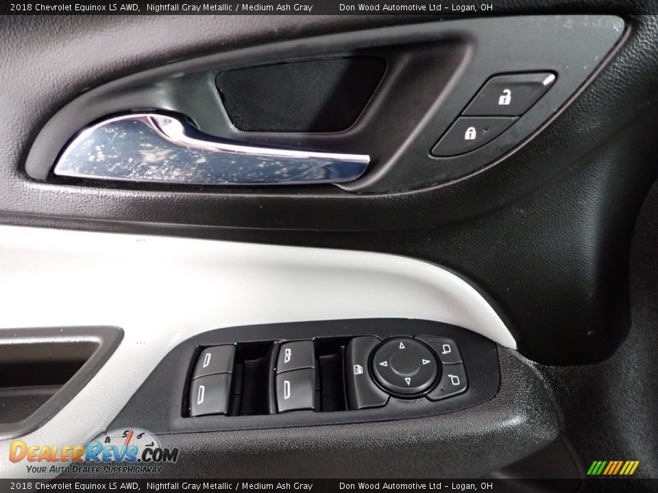 2018 Chevrolet Equinox LS AWD Nightfall Gray Metallic / Medium Ash Gray Photo #15