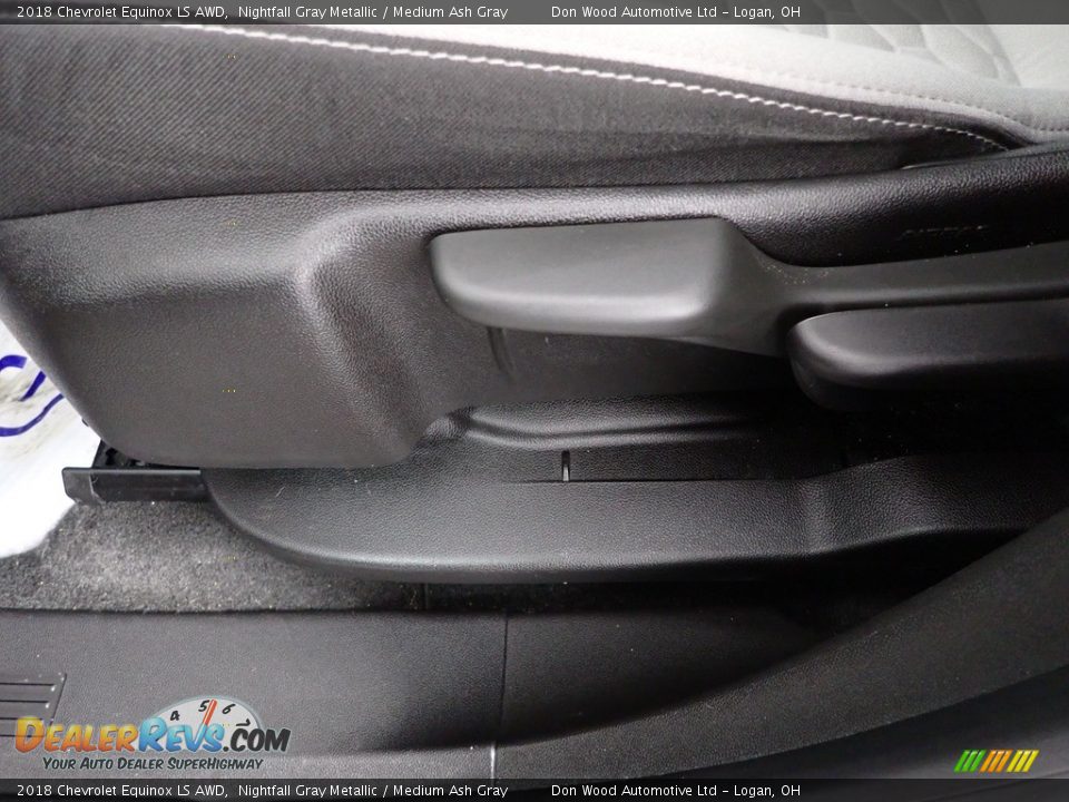 2018 Chevrolet Equinox LS AWD Nightfall Gray Metallic / Medium Ash Gray Photo #16