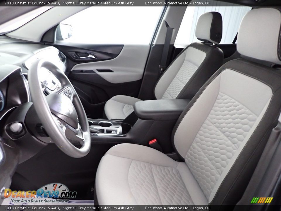 2018 Chevrolet Equinox LS AWD Nightfall Gray Metallic / Medium Ash Gray Photo #17