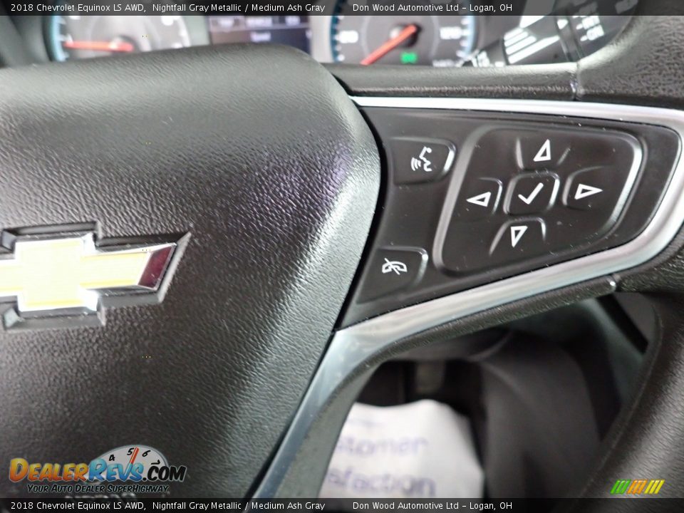 2018 Chevrolet Equinox LS AWD Nightfall Gray Metallic / Medium Ash Gray Photo #20