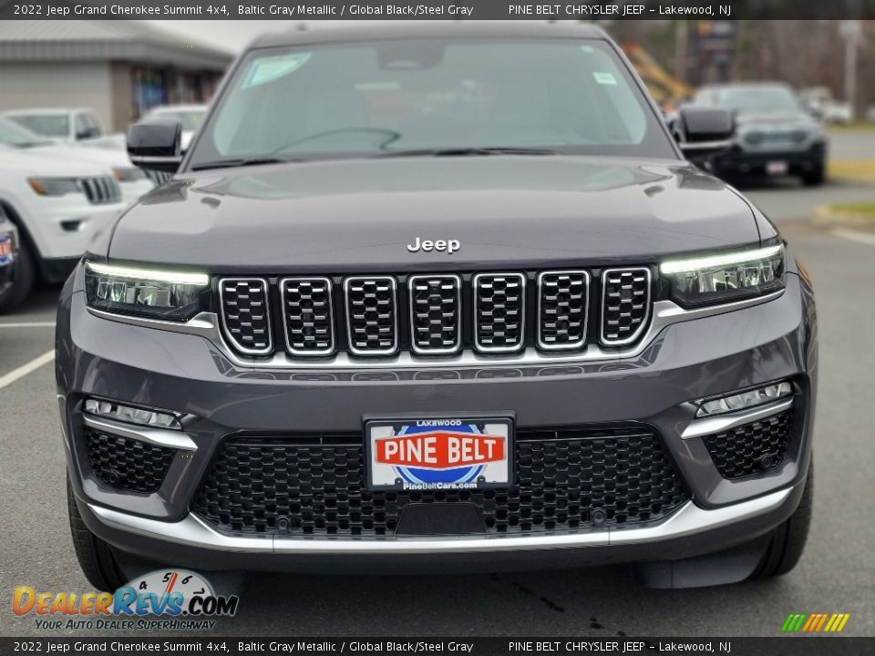 2022 Jeep Grand Cherokee Summit 4x4 Baltic Gray Metallic / Global Black/Steel Gray Photo #3