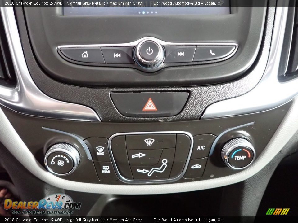 2018 Chevrolet Equinox LS AWD Nightfall Gray Metallic / Medium Ash Gray Photo #22