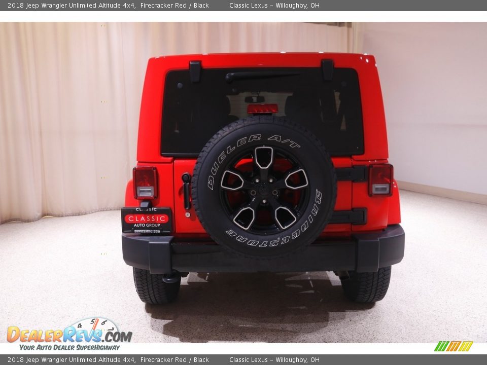 2018 Jeep Wrangler Unlimited Altitude 4x4 Firecracker Red / Black Photo #18