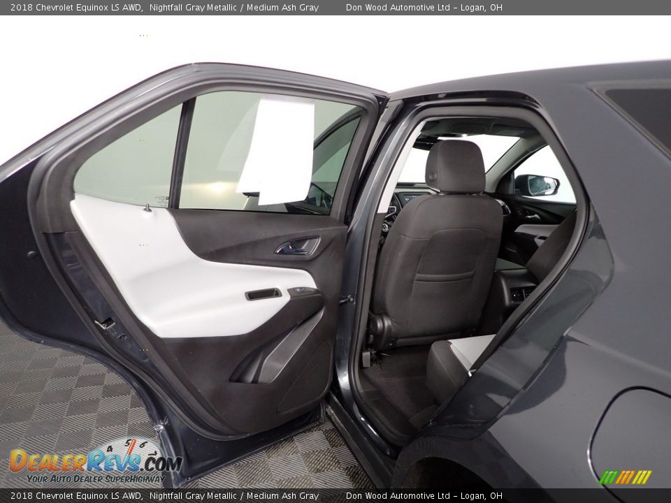 2018 Chevrolet Equinox LS AWD Nightfall Gray Metallic / Medium Ash Gray Photo #25