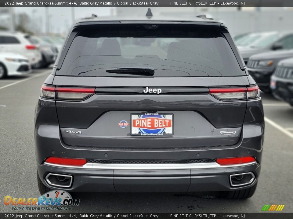 2022 Jeep Grand Cherokee Summit 4x4 Baltic Gray Metallic / Global Black/Steel Gray Photo #7