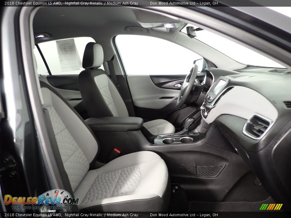 2018 Chevrolet Equinox LS AWD Nightfall Gray Metallic / Medium Ash Gray Photo #29