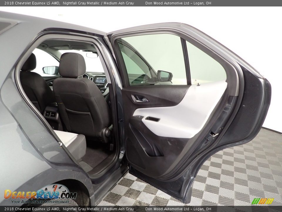 2018 Chevrolet Equinox LS AWD Nightfall Gray Metallic / Medium Ash Gray Photo #30