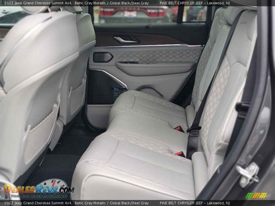 Rear Seat of 2022 Jeep Grand Cherokee Summit 4x4 Photo #10