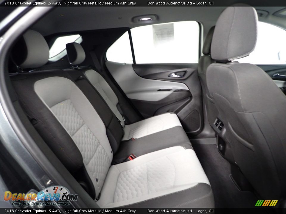 2018 Chevrolet Equinox LS AWD Nightfall Gray Metallic / Medium Ash Gray Photo #31