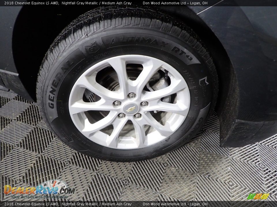 2018 Chevrolet Equinox LS AWD Nightfall Gray Metallic / Medium Ash Gray Photo #32
