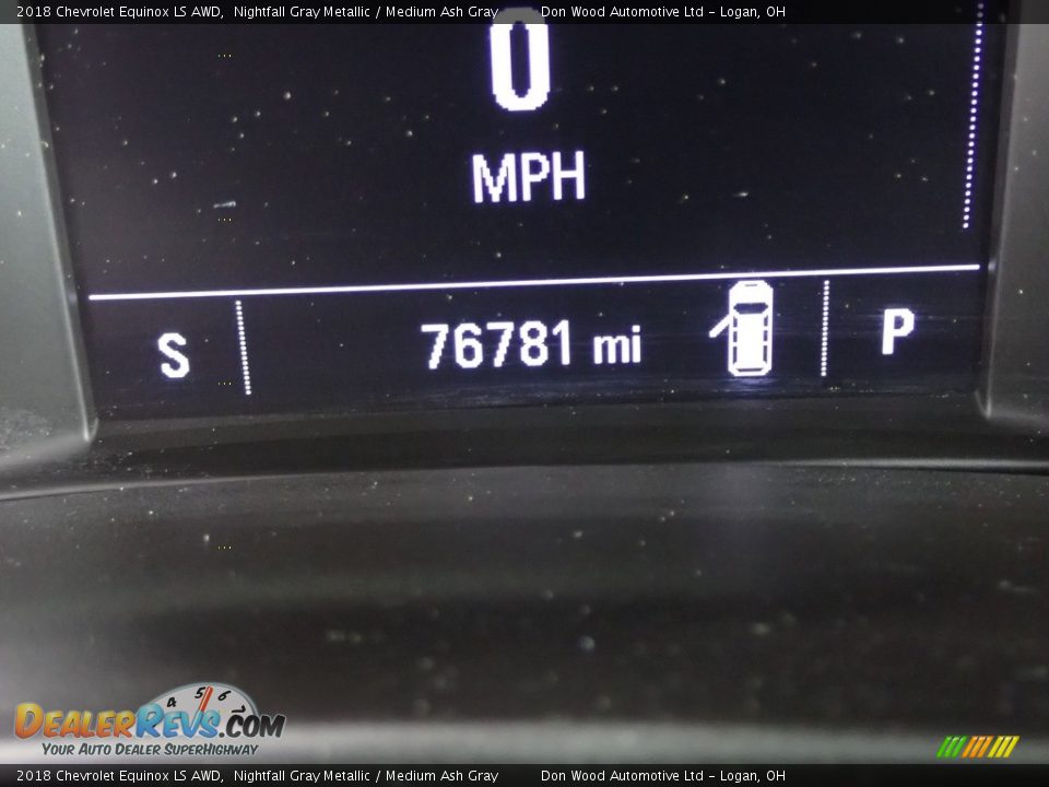 2018 Chevrolet Equinox LS AWD Nightfall Gray Metallic / Medium Ash Gray Photo #33
