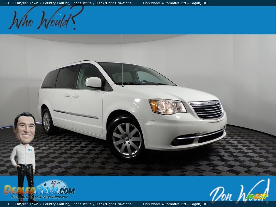 2012 Chrysler Town & Country Touring Stone White / Black/Light Graystone Photo #1
