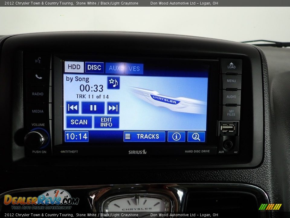 2012 Chrysler Town & Country Touring Stone White / Black/Light Graystone Photo #2