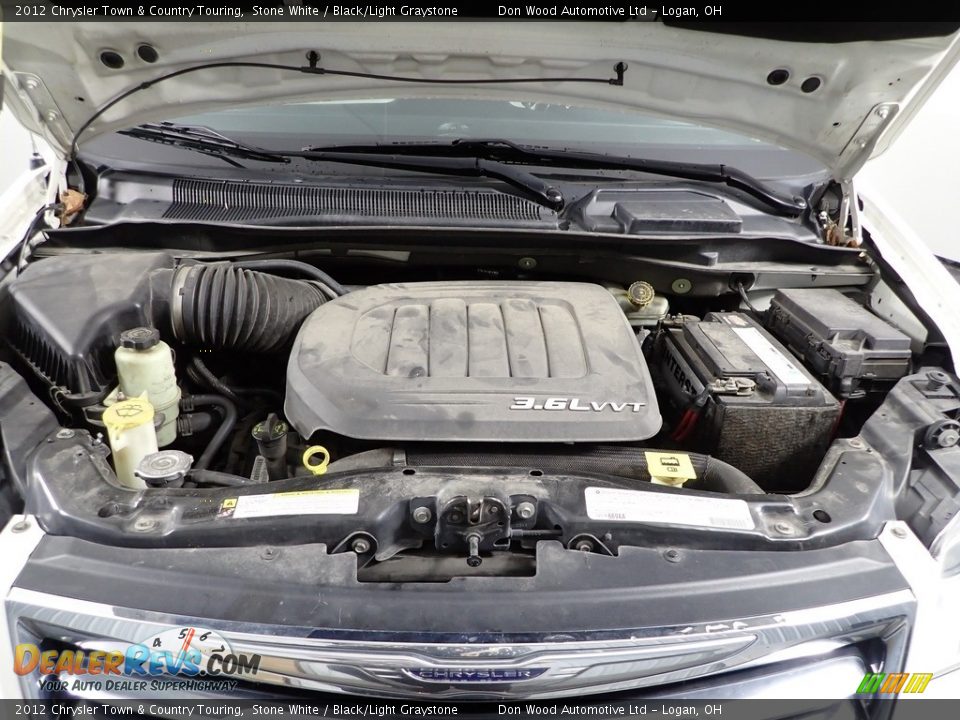 2012 Chrysler Town & Country Touring Stone White / Black/Light Graystone Photo #7