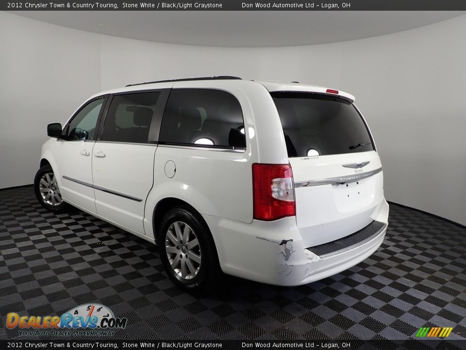 2012 Chrysler Town & Country Touring Stone White / Black/Light Graystone Photo #9