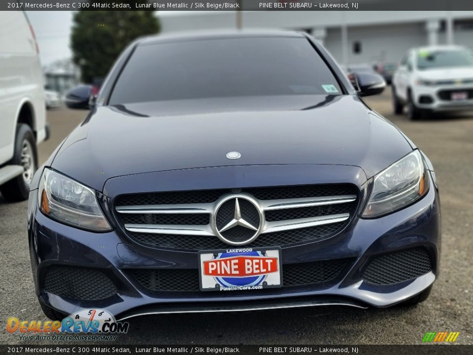 2017 Mercedes-Benz C 300 4Matic Sedan Lunar Blue Metallic / Silk Beige/Black Photo #2