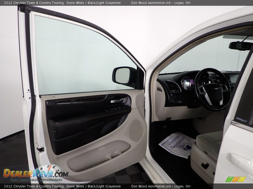 2012 Chrysler Town & Country Touring Stone White / Black/Light Graystone Photo #14