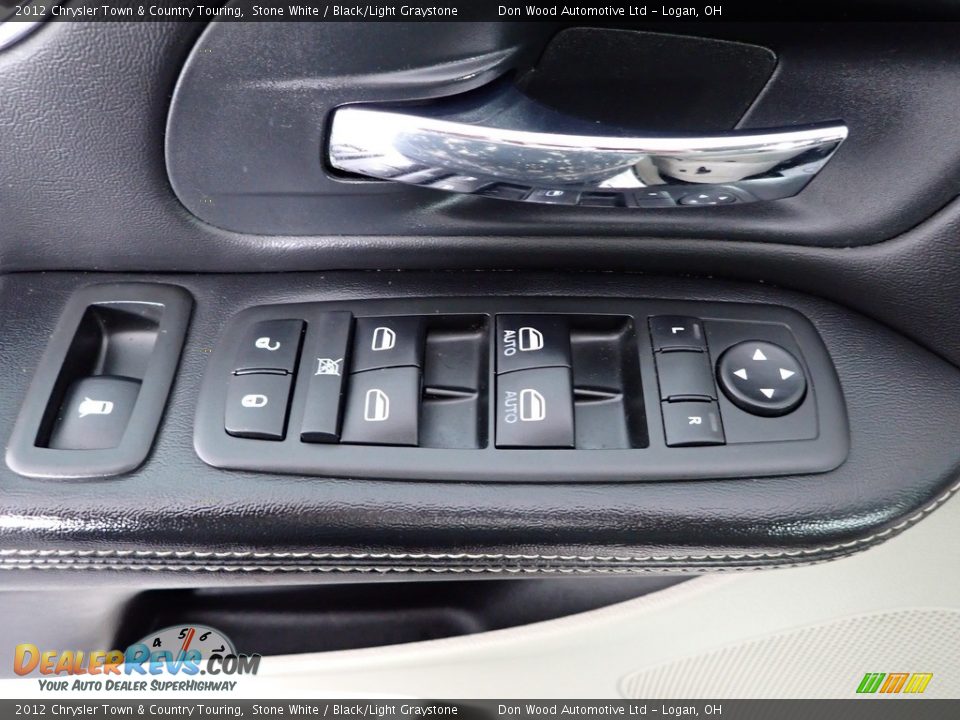 2012 Chrysler Town & Country Touring Stone White / Black/Light Graystone Photo #15