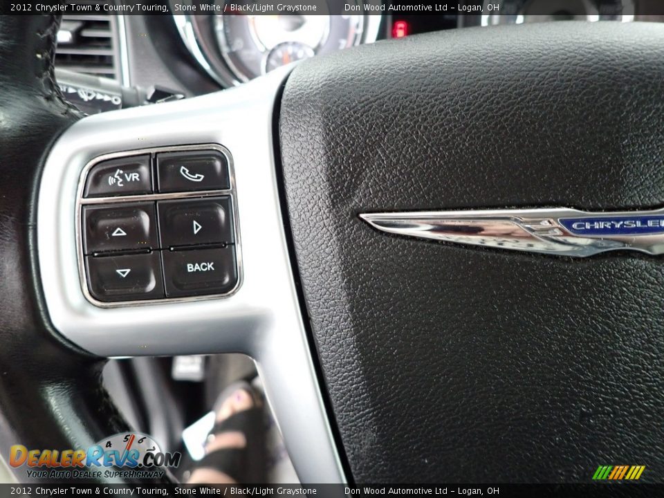 2012 Chrysler Town & Country Touring Stone White / Black/Light Graystone Photo #19