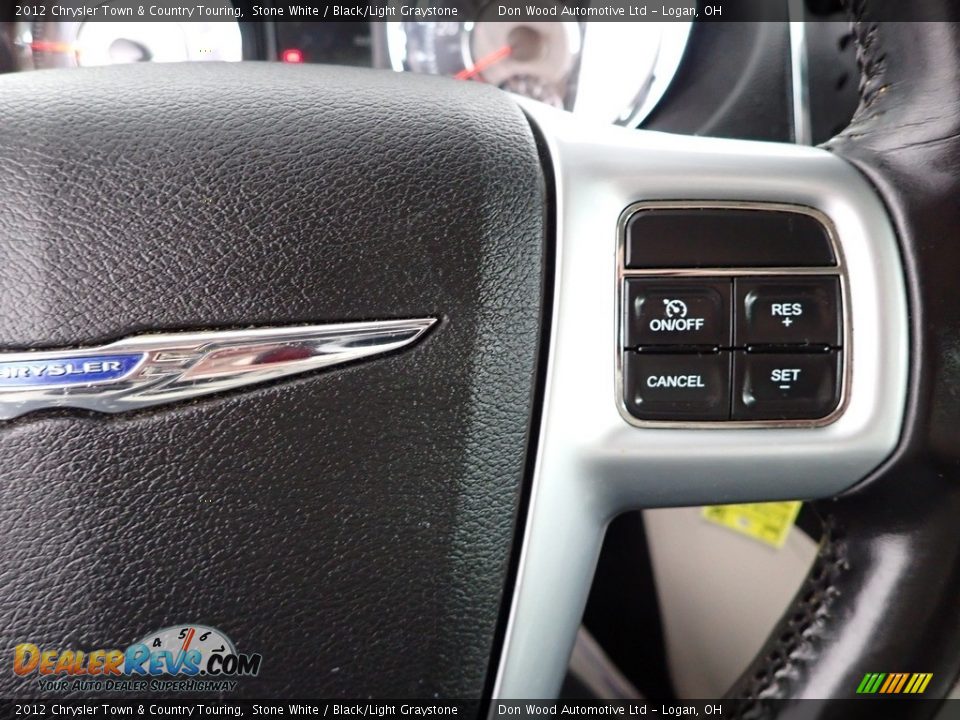 2012 Chrysler Town & Country Touring Stone White / Black/Light Graystone Photo #20