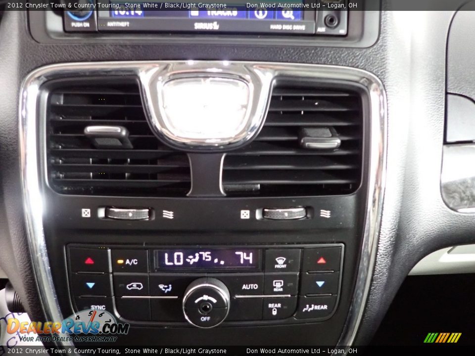 2012 Chrysler Town & Country Touring Stone White / Black/Light Graystone Photo #22