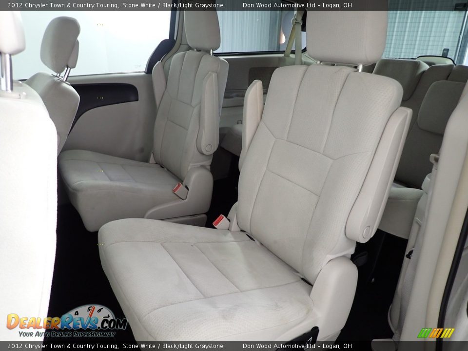2012 Chrysler Town & Country Touring Stone White / Black/Light Graystone Photo #28