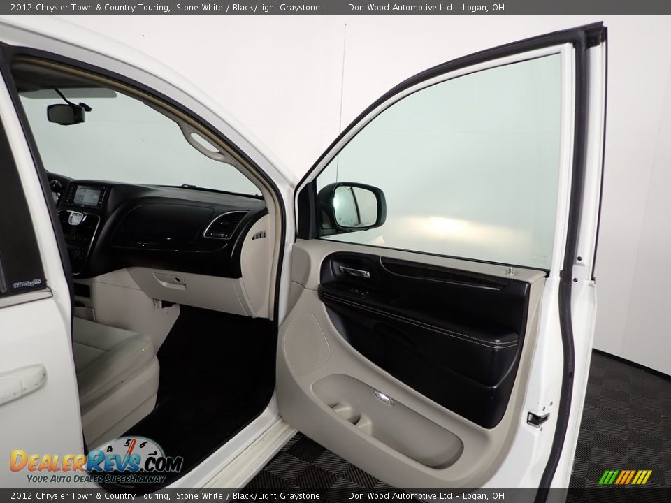 2012 Chrysler Town & Country Touring Stone White / Black/Light Graystone Photo #30