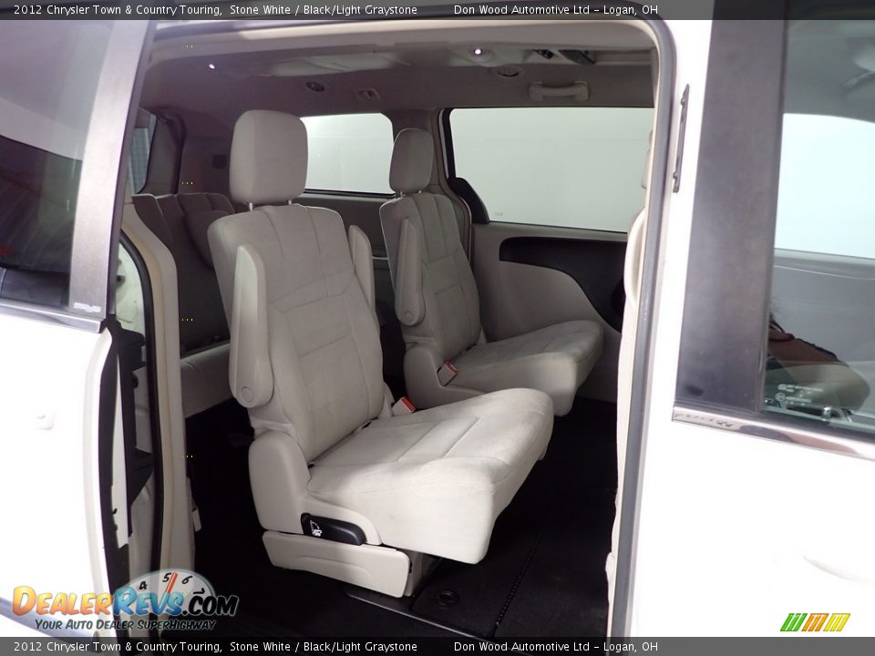 2012 Chrysler Town & Country Touring Stone White / Black/Light Graystone Photo #32