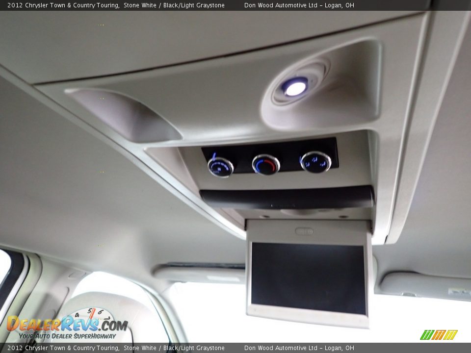 2012 Chrysler Town & Country Touring Stone White / Black/Light Graystone Photo #34