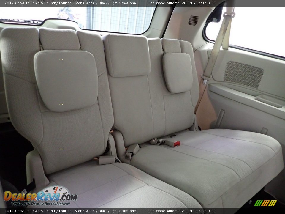 2012 Chrysler Town & Country Touring Stone White / Black/Light Graystone Photo #35