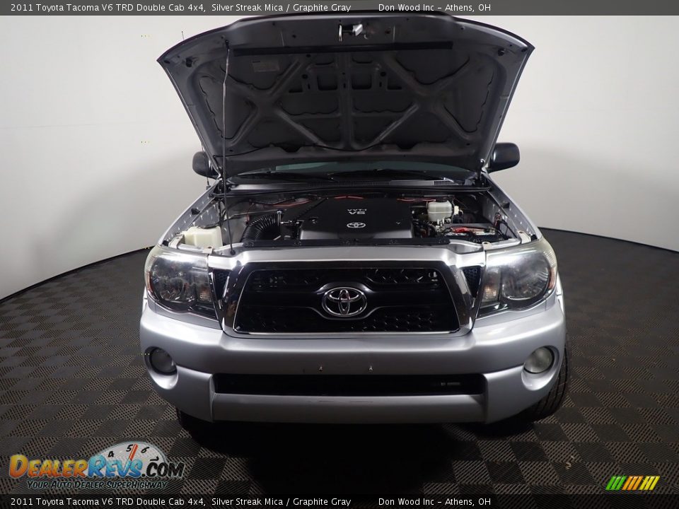 2011 Toyota Tacoma V6 TRD Double Cab 4x4 Silver Streak Mica / Graphite Gray Photo #5