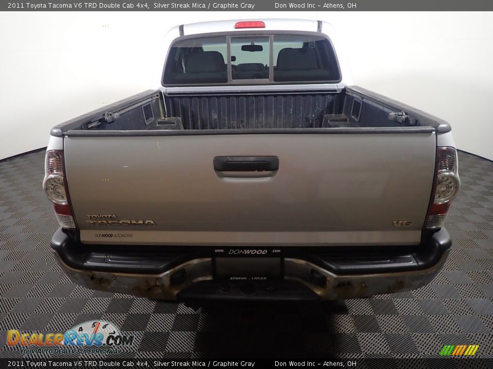 2011 Toyota Tacoma V6 TRD Double Cab 4x4 Silver Streak Mica / Graphite Gray Photo #12