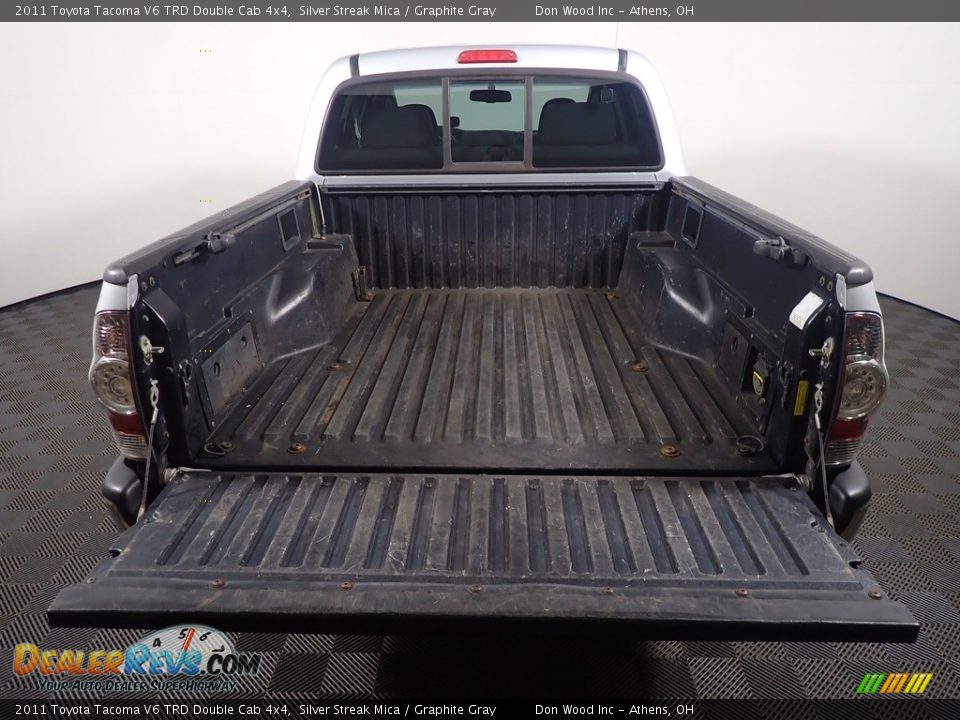 2011 Toyota Tacoma V6 TRD Double Cab 4x4 Silver Streak Mica / Graphite Gray Photo #13