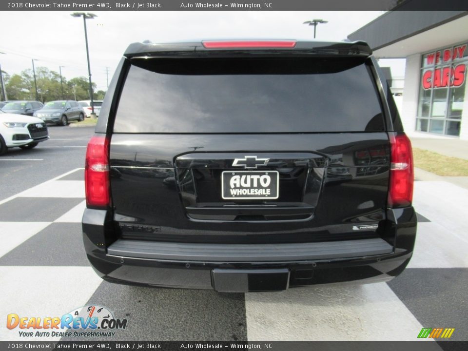 2018 Chevrolet Tahoe Premier 4WD Black / Jet Black Photo #4