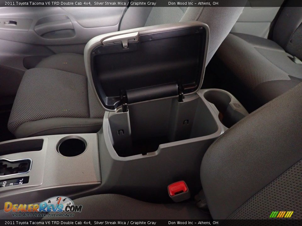 2011 Toyota Tacoma V6 TRD Double Cab 4x4 Silver Streak Mica / Graphite Gray Photo #31