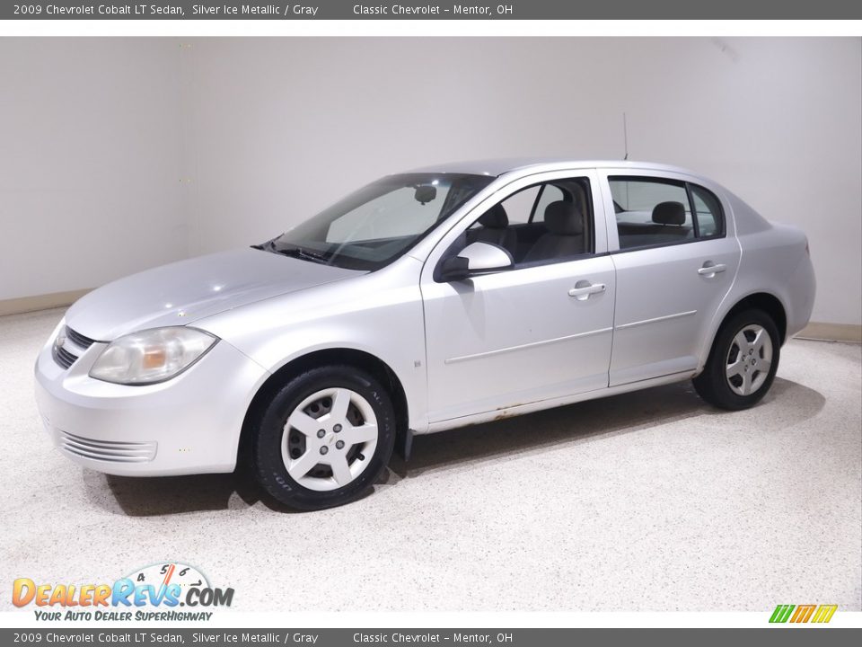 2009 Chevrolet Cobalt LT Sedan Silver Ice Metallic / Gray Photo #3
