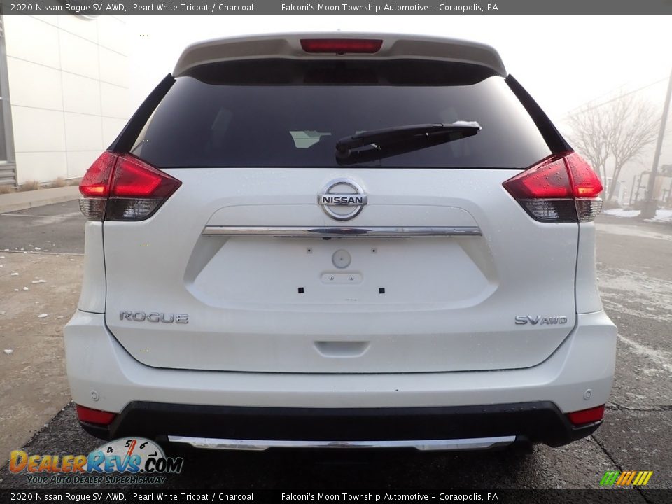2020 Nissan Rogue SV AWD Pearl White Tricoat / Charcoal Photo #3