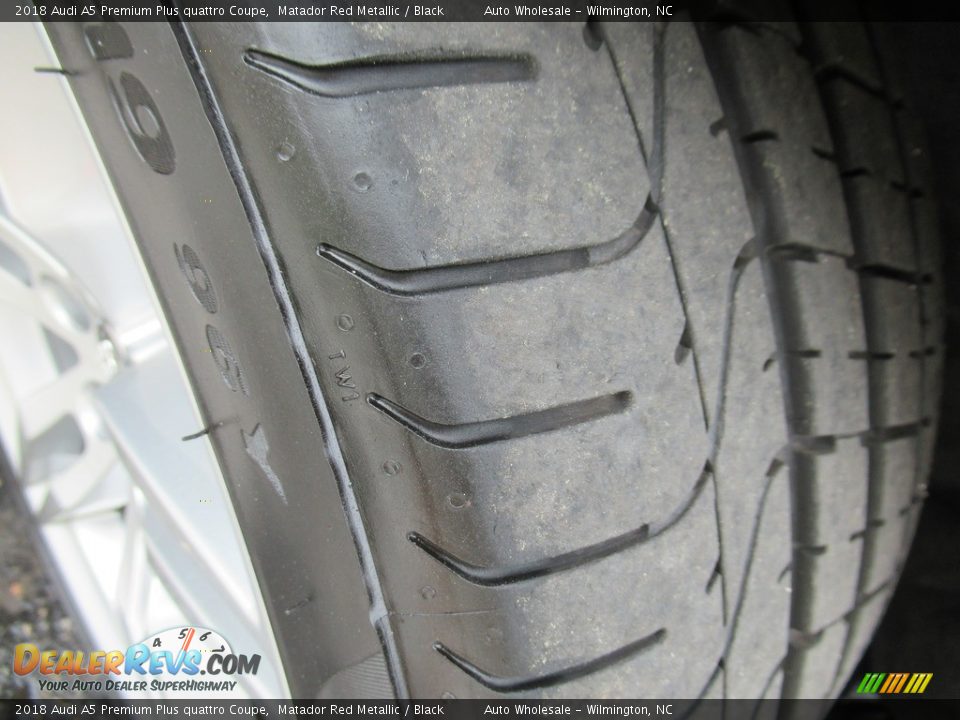 2018 Audi A5 Premium Plus quattro Coupe Matador Red Metallic / Black Photo #8
