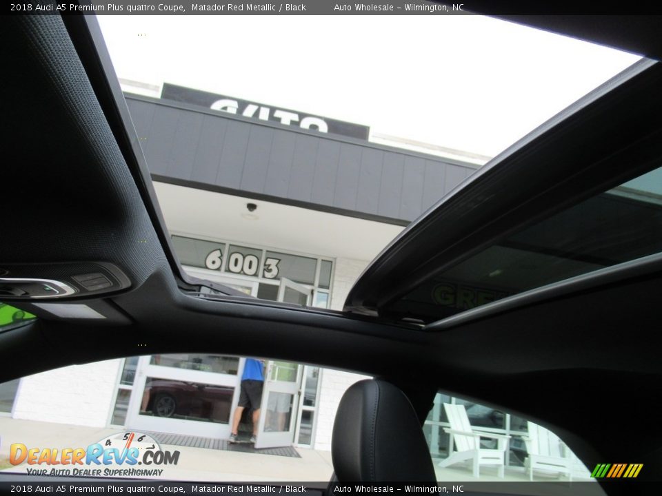 2018 Audi A5 Premium Plus quattro Coupe Matador Red Metallic / Black Photo #11