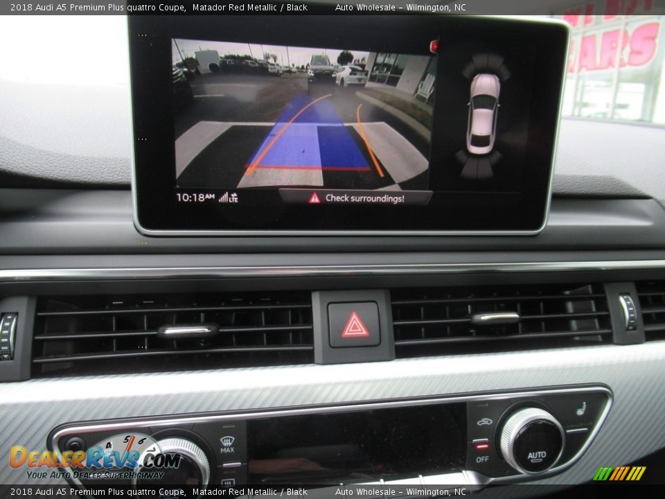 2018 Audi A5 Premium Plus quattro Coupe Matador Red Metallic / Black Photo #18