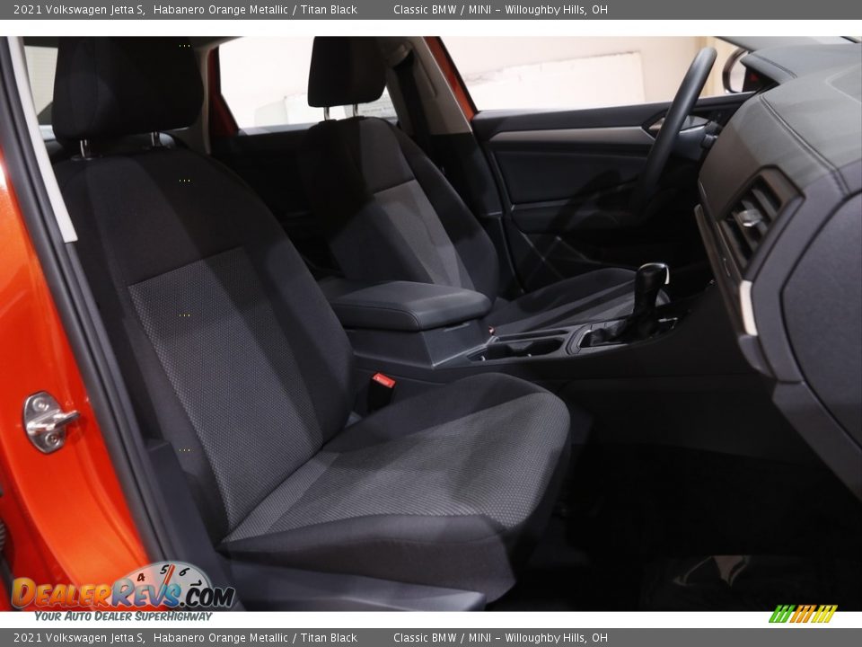 2021 Volkswagen Jetta S Habanero Orange Metallic / Titan Black Photo #14