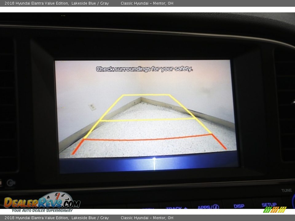 2018 Hyundai Elantra Value Edition Lakeside Blue / Gray Photo #11