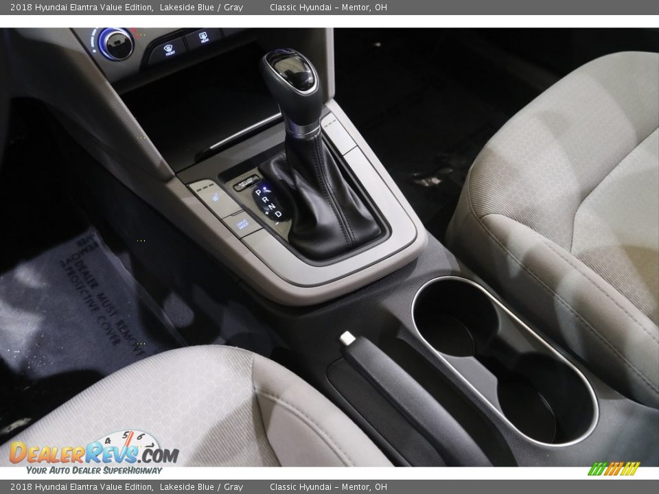 2018 Hyundai Elantra Value Edition Lakeside Blue / Gray Photo #12